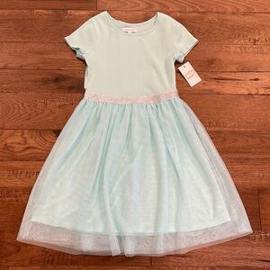 Jumping Beans Girls Blue Short-Sleeve Tutu Dress - Size 10